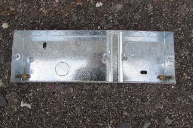 2 + 1 Flush Metal Boxes x 4 for Sale