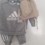 New baby boy bundle with tags .Consists of Addidas tracksuit . Name it top .Hat and gloves .pack of 7 pair socks .2 pair of rattle socks and free sunhat new  and green cable jumper all new  17 euro the lot Image 3