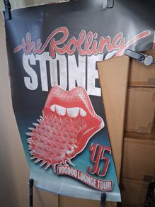 Rolling Stones Poster. Modern Day Re-Print Of Iconic Rolling Stones 1995 Voodoo Lounge Tour Poster. Collect In Dublin Or Receive Via Post.
