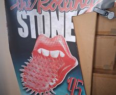Rolling Stones Poster. Modern Day Re-Print Of Iconic Rolling Stones 1995 Voodoo Lounge Tour Poster. Collect In Dublin Or Receive Via Post.