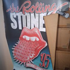 Rolling Stones Poster. Modern Day Re-Print Of Iconic Rolling Stones 1995 Voodoo Lounge Tour Poster. Collect In Dublin Or Receive Via Post.
