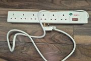 6-socket extension lead