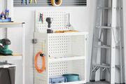 Tool Trolley Manual White 65 x 35 x 111 cm Cold-rolded steel
