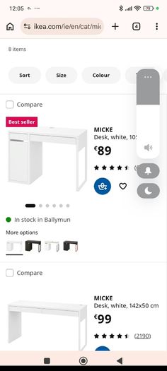IKEA Micke desk