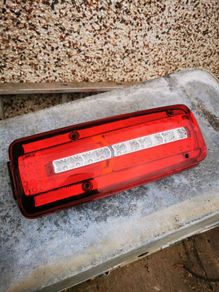 Man rear led lights