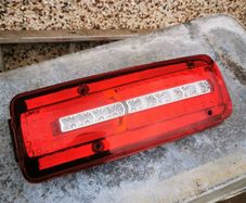 Man rear led lights
