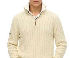 Superdry Aran zip top