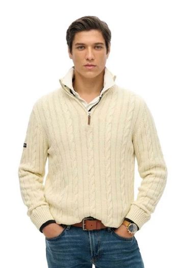 Superdry Aran zip top