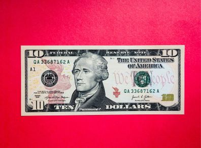 Usa  10 Dollars  2021  Letter  ( A1 )  BOSTON ( Uncirculated )