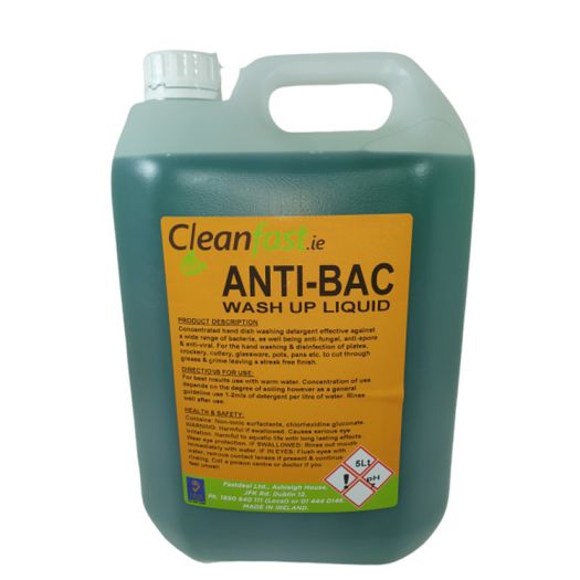 Cleanfast Anti Bac Wash Up Liquid 5L