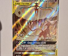 Espeon & Deoxys GX (SM240) promo pokemon card