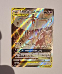 Espeon & Deoxys GX (SM240) promo pokemon card
