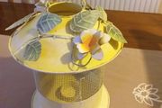 Tin Birdcage with Tealight Holder