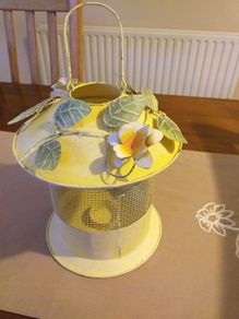 Tin Birdcage with Tealight Holder