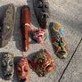 Decorative Tribal Style Wall Masks Job Lot Bundle 12 Pieces Over 25 Years Old Image 2