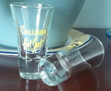 Two Vintage Glasses - Advertising Galliano