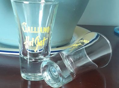 Two Vintage Glasses - Advertising Galliano