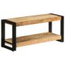 TV Cabinet 90x30x40 cm Solid Mango Wood Image 3