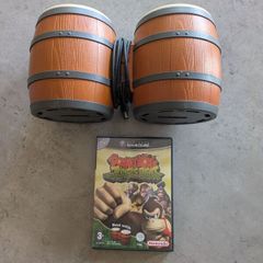 Donkey Kong Jungle Beat & Official DK Bongos Bundle GameCube (PAL CIB)