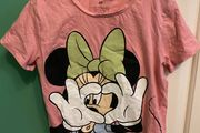 H&amp;M girl's t shirt Minnie Mouse 122 128 pink
