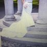 ivory satin wedding dress Image 5