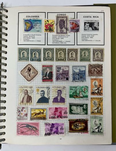 Collection: Used world collection In New World Stamp Album