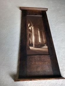 Very large framed carbon photograph 1905