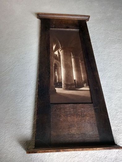 Very large framed carbon photograph 1905