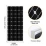 Solar Panel 100w 200w 30MM Thickness Aluminum Frame Glass Solar Panel 100W 36 Cell 12V 18V for Camper Van Mobile Home Outdoor Roof Boat Image 2