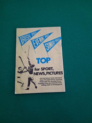 1982 All Ireland Hurling Final Match Programme