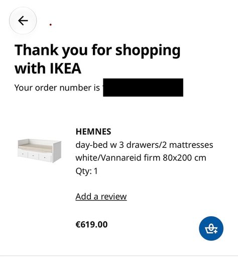 HEMNES Day-bed with 3 drawers, white