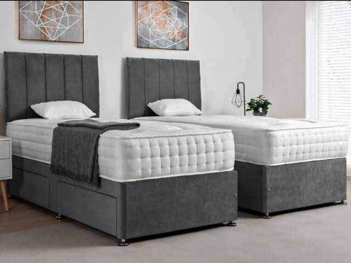 New Single Divan Beds, Free Delivery