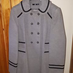 Grey and Black Coat Size 12