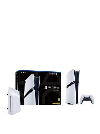 PS5 Pro 2tb With Disc Drive And AC Black Flag Resynced