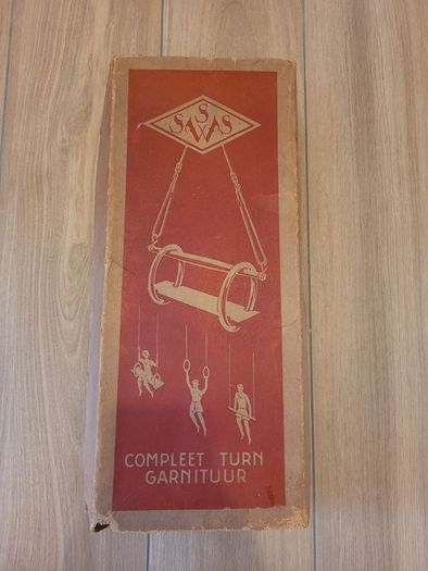 antique unique,  gymnastic trapeze set