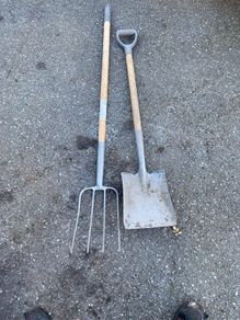 Garden shovel & Fork