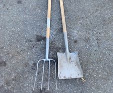 Garden shovel & Fork