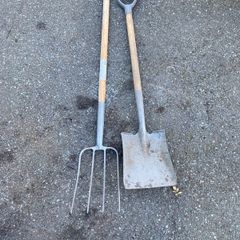 Garden shovel & Fork