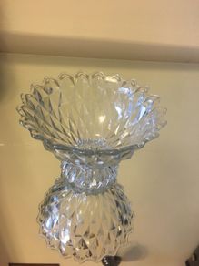 Glass bowl (4 inches high 6 inches wide)