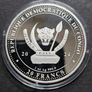 Wildlife 1 oz silver The PEREGRINE FALCON 2024 Congo 20 Fr Gold Gilded coin Image 6