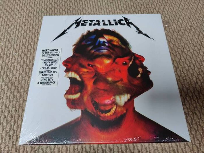 Metallica "Hardwired to Self-Destruct" Deluxe Collectors 3LP+1CD Vinyl Boxset