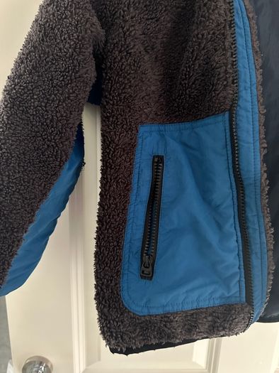 Zara fluffy jacket size 8