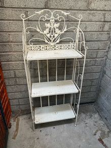 antique garden folding shelf stand