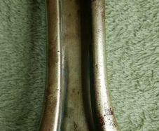 Antique Art Nouveau Door Knocker Slim Style Brass Door Hardware