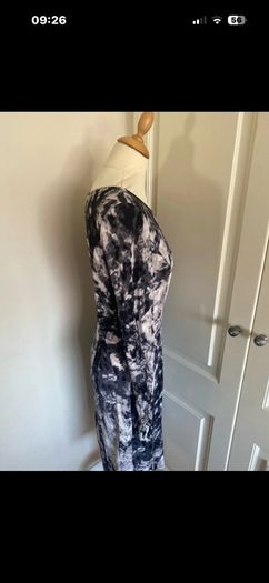 Ghost size 12 grey viscose dress