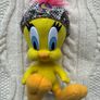 Vintage Tweety Bird Genie Plush Toy Looney Tunes Stuffed Animal 1999 NO Rug and Gilet Used Please look at the pictures Image 2