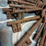 Large Collection of Antique Keys Image 3
