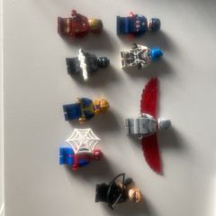 Lego Marvel Superheroes Lot- Captain America, Iron Man, Falcon, Spider-Man, Hawkeye, Nebula and Thanos