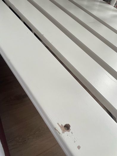 Babybay Maxi Co Sleeper - White Varnished