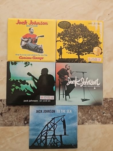 Jack Johnson 5 CD Lot